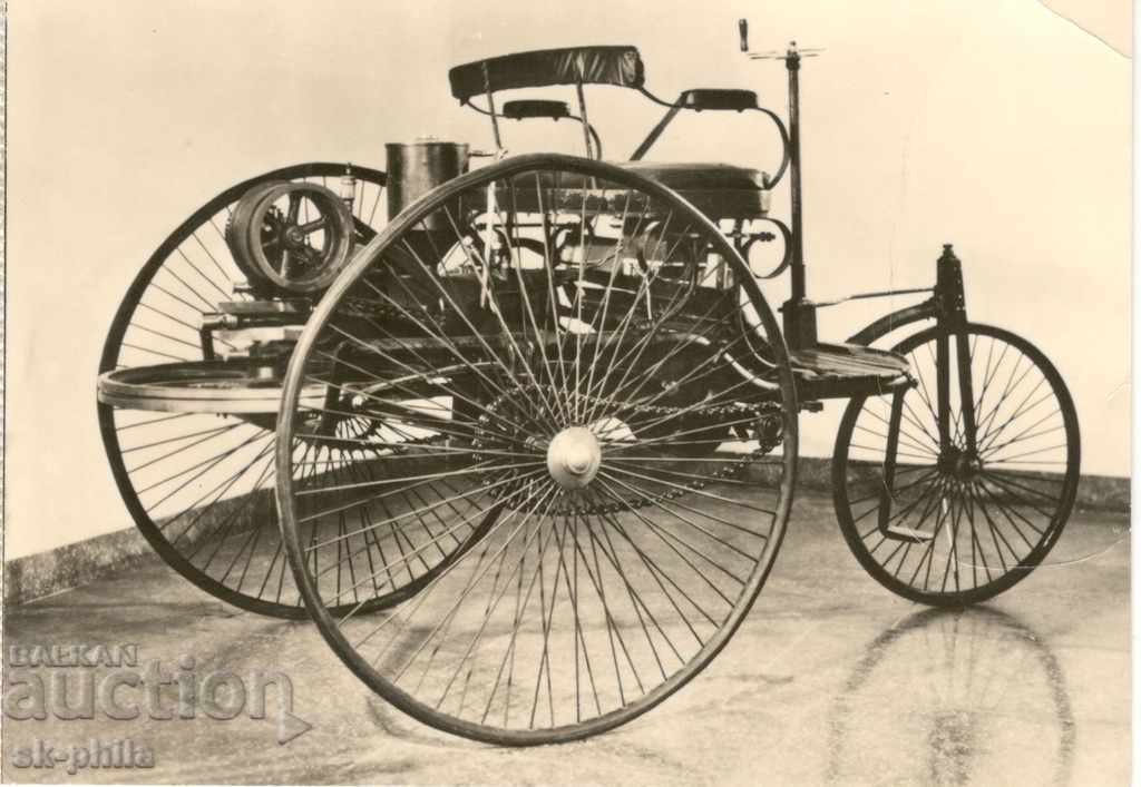 Καρτ ποστάλ - Δρέσδη, Steam Car 1886