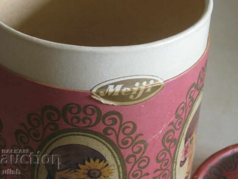 Old Japan Meiji Japanese box of chocolates - 5