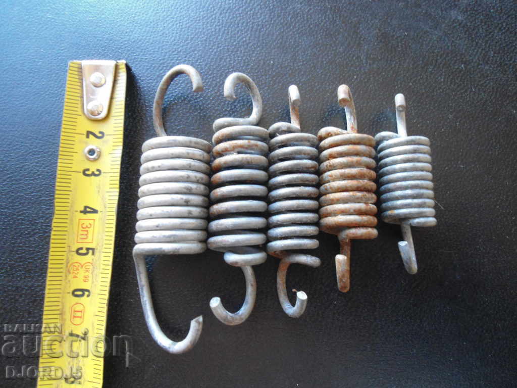 Auction Old springs 5 pieces Auction Old springs 5 pieces