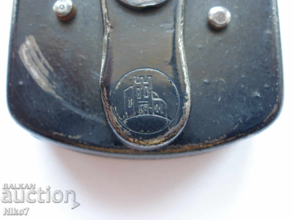 An old, German padlock with a key. - 5 An old, German padlock with a key. - 5