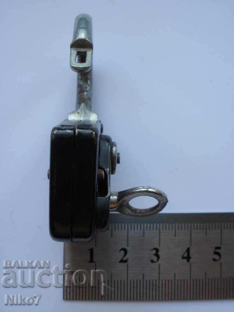 An old, German padlock with a key. - 7 An old, German padlock with a key. - 7