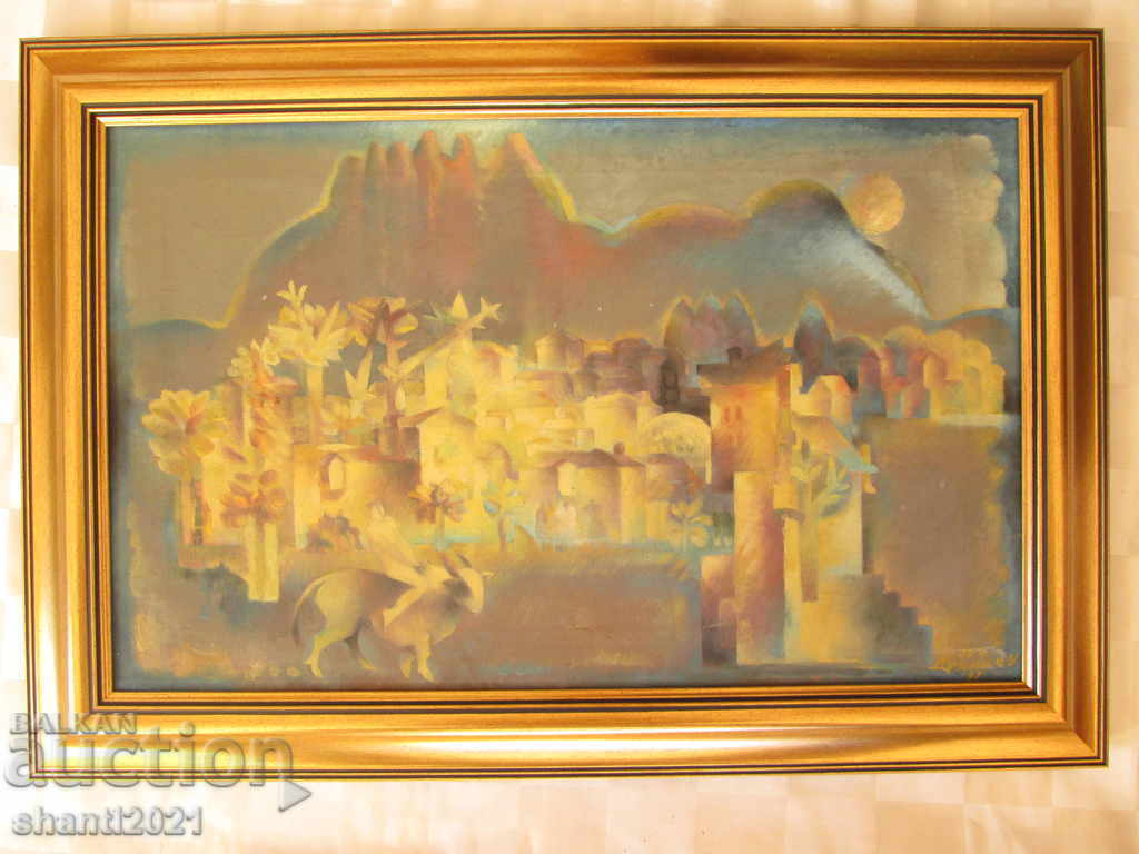 Oil painting, canvas, T. Dryankov (1944-2014) signature, 60x40 cm.