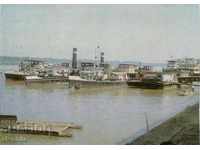 Postcard - Ships - River port?