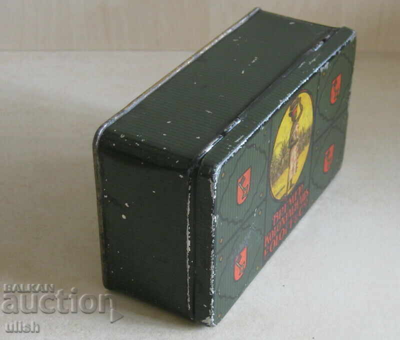 Delivery of Bremer Kolonialhaus F. Oloff & Co old summer tin box Delivery of Bremer Kolonialhaus F. Oloff & Co old summer tin box