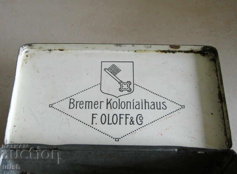 Bremer Kolonialhaus F. Oloff & Co old summer tin box - 7 Bremer Kolonialhaus F. Oloff & Co old summer tin box - 7
