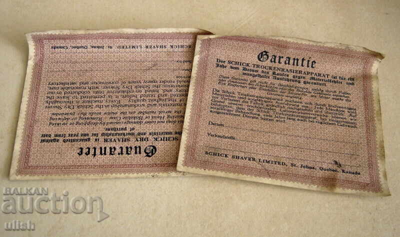 Schick Flyer Dry Shaver Electric Canada electric shaver box with price 40.00 BGN | € 20.45