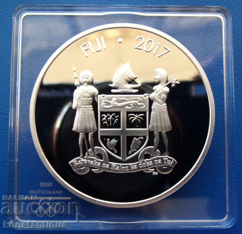 Licitație Fiji 2 USD 2017 UNC PROOF Rar