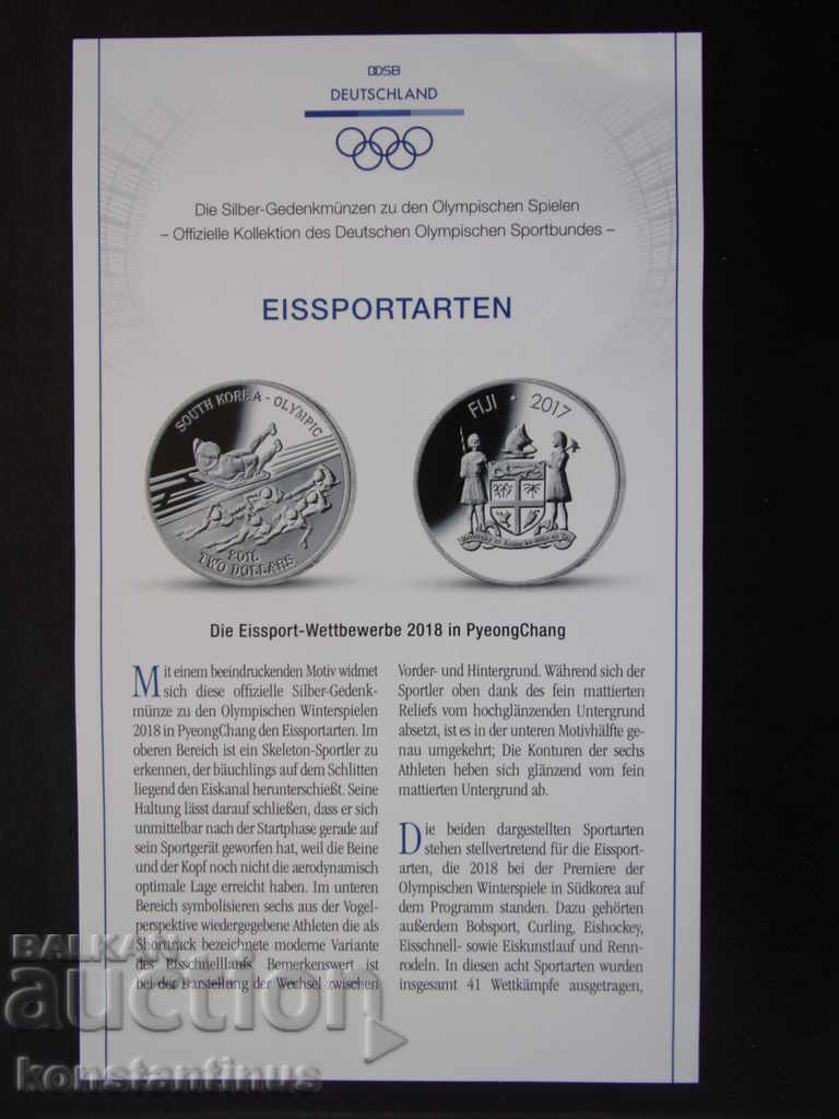 Fiji 2 USD 2017 UNC PROOF Rar - 5