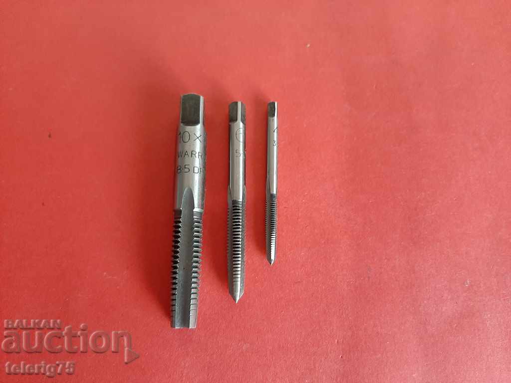 English set Combined Taps-M10 / 6 / 4mm Meter Thread