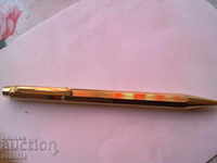 Gilded, four-color pen