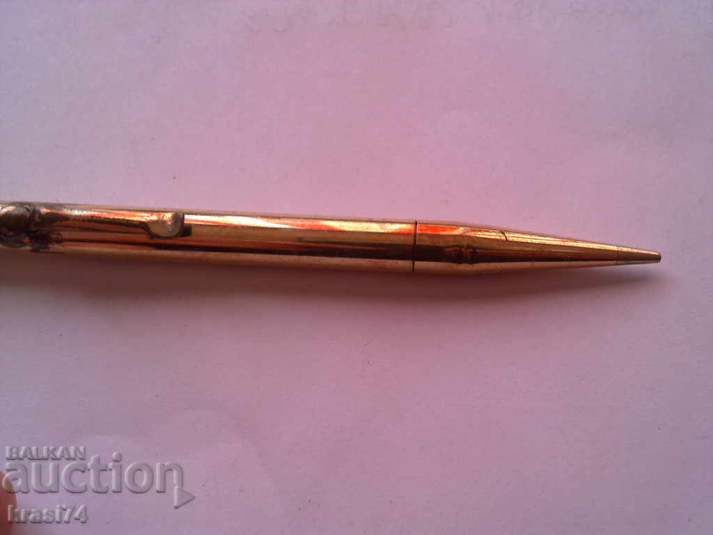 Παλιό, επιχρυσωμένο μολύβι - σημαδεμένο με τιμή 60.00 BGN | € 30.68 Παλιό, επιχρυσωμένο μολύβι - σημαδεμένο με τιμή 60.00 BGN | € 30.68