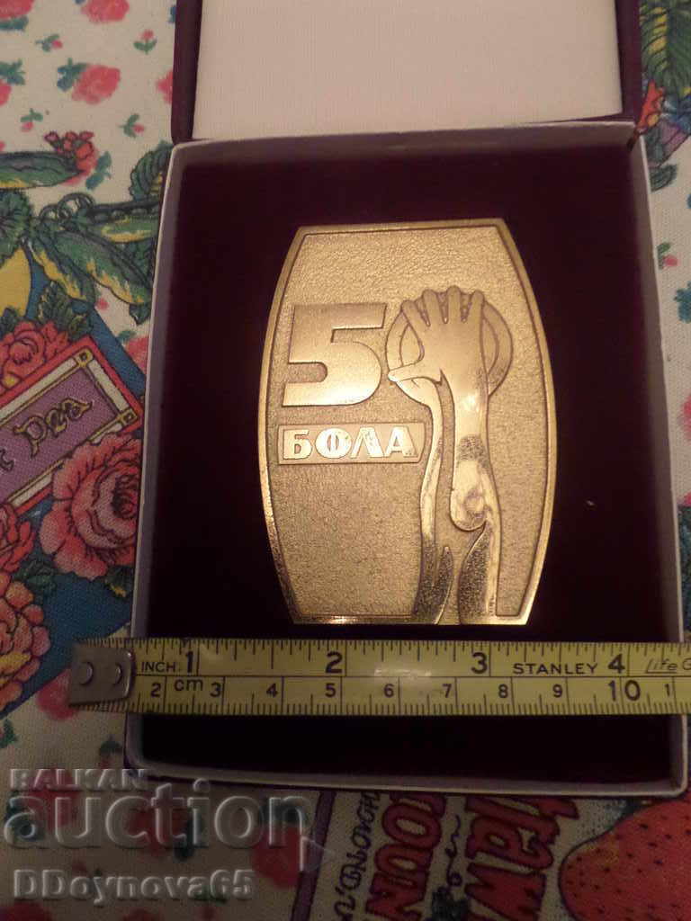 Delivery of BFU sports plaque Delivery of BFU sports plaque