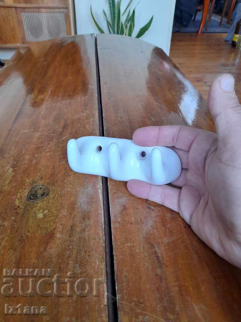 Old faience hanger for bathroom with price 20.00 BGN | € 10.23 Old faience hanger for bathroom with price 20.00 BGN | € 10.23