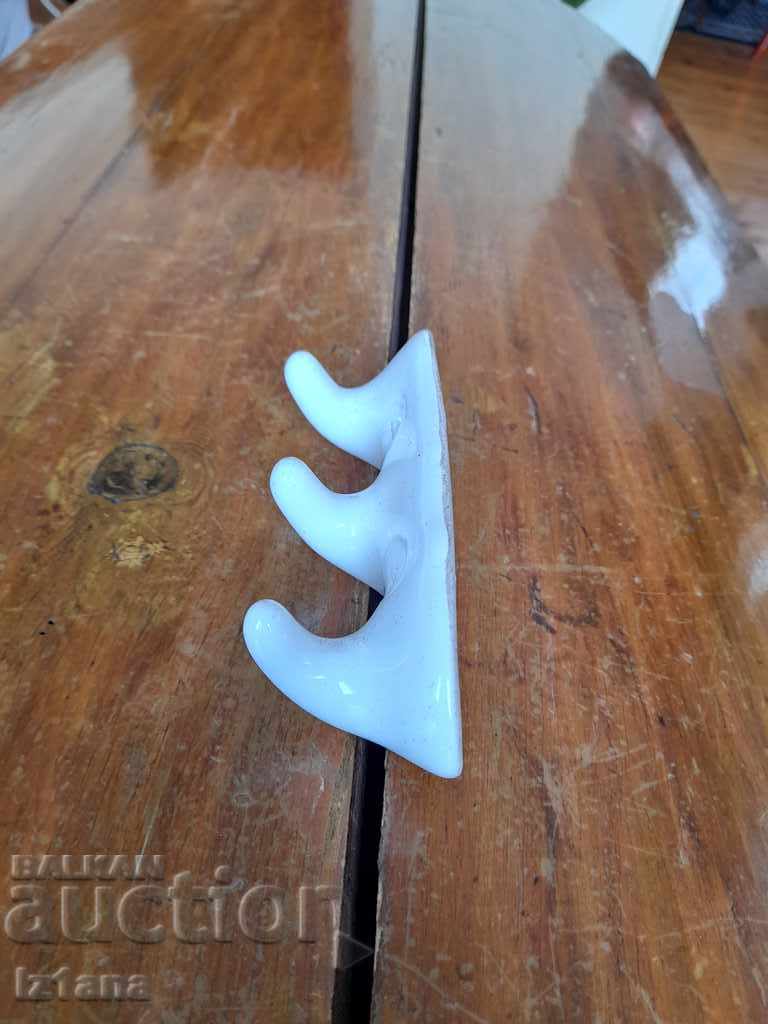 Auction Old faience hanger for bathroom Auction Old faience hanger for bathroom