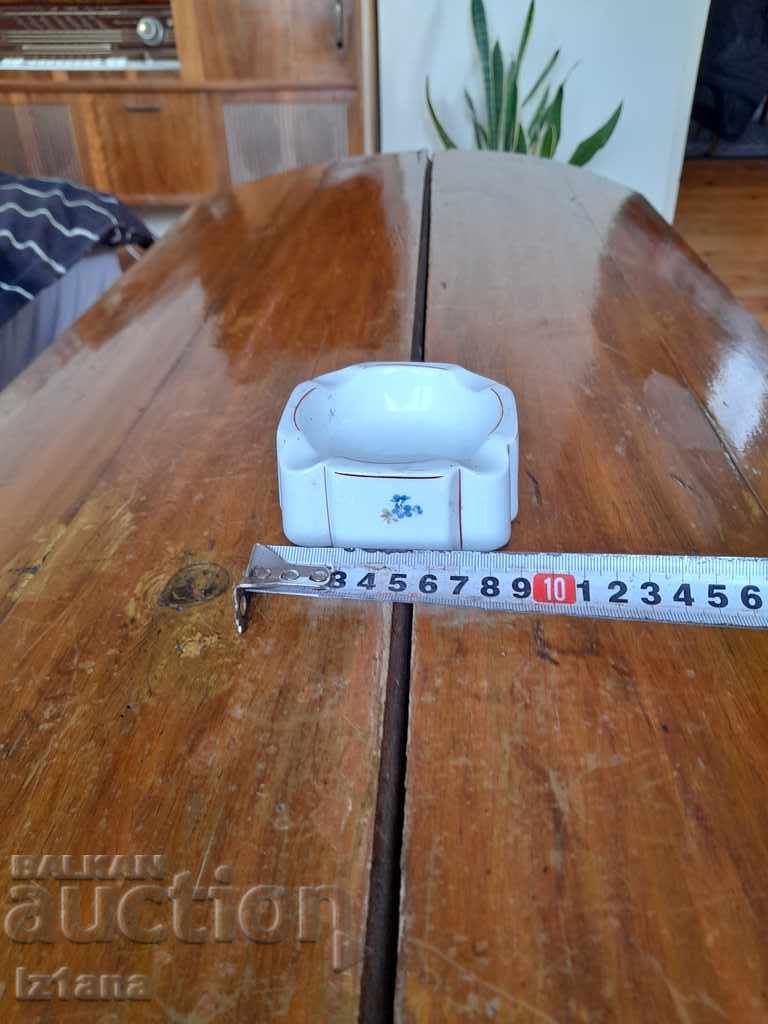 Auction Old porcelain ashtray Auction Old porcelain ashtray
