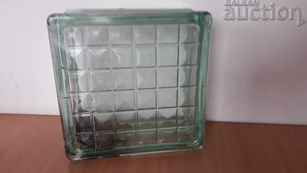 lot lot soc coins in a glass brick money box with price 41.00 BGN | € 20.96