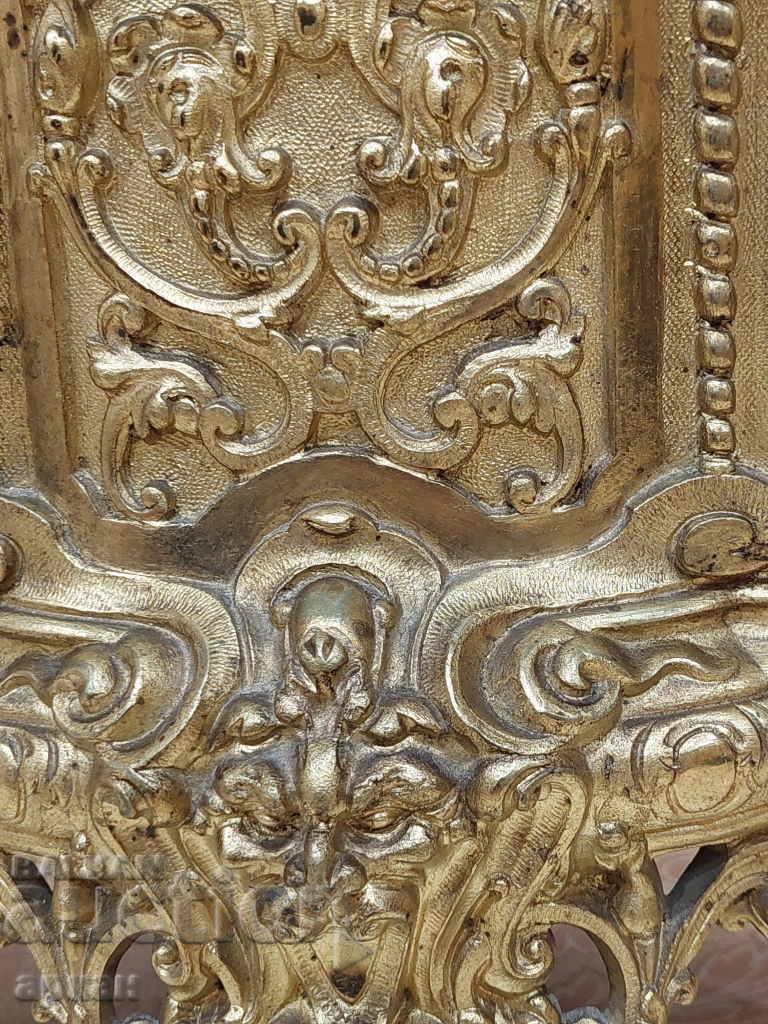 bronze fireplace clock - 7 bronze fireplace clock - 7