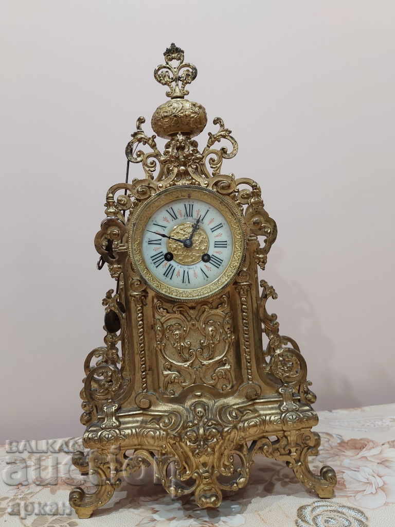 bronze fireplace clock bronze fireplace clock