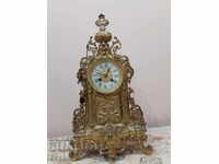 ceas de șemineu din bronz