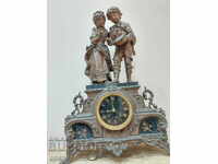 Ceas francez de cămin - sfârșitul secolului al XIX-lea