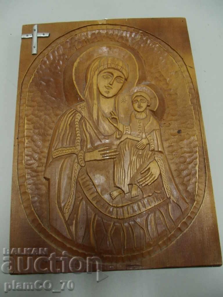 Delivery of № * 5898 old wooden icon - wood carving Delivery of № * 5898 old wooden icon - wood carving