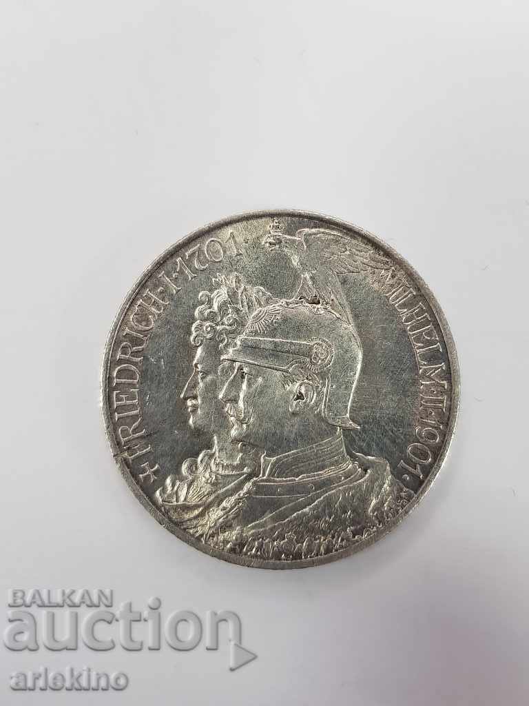 Delivery of Top quality German silver coin 2 marks 1901 Delivery of Top quality German silver coin 2 marks 1901