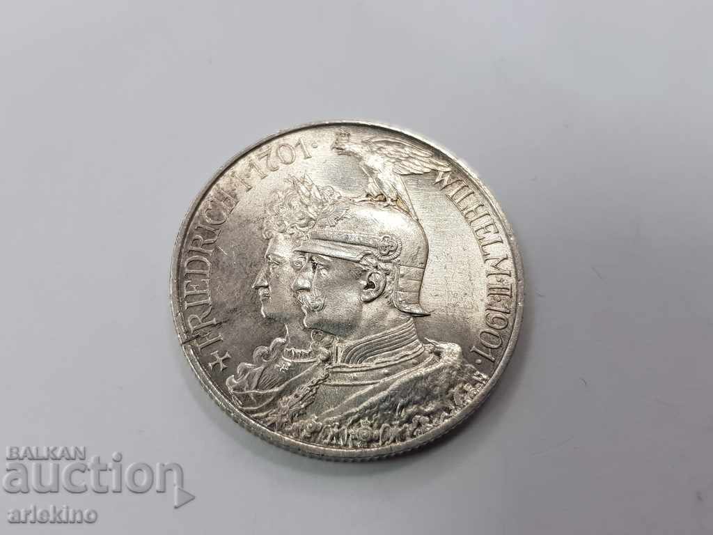Top quality German silver coin 2 marks 1901 - 5 Top quality German silver coin 2 marks 1901 - 5