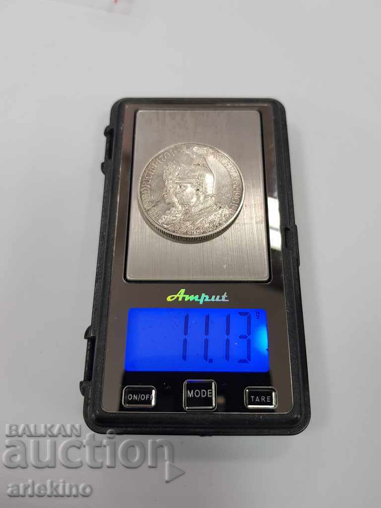 Top quality German silver coin 2 marks 1901 - 6 Top quality German silver coin 2 marks 1901 - 6