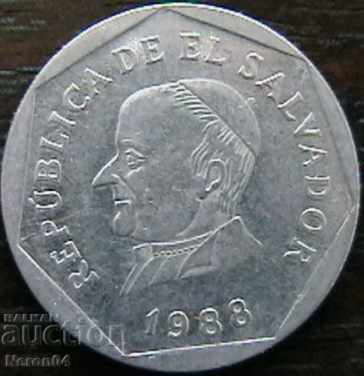 25 cents 1988, El Salvador with price 2.99 BGN | € 1.53 25 cents 1988, El Salvador with price 2.99 BGN | € 1.53
