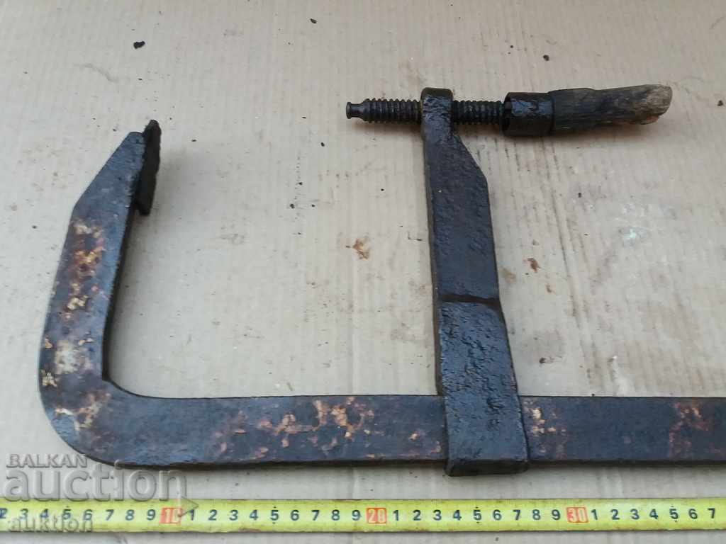 Δημοπρασία παλιός τεράστιος σφιγκτήρας, πρέσα Δημοπρασία παλιός τεράστιος σφιγκτήρας, πρέσα