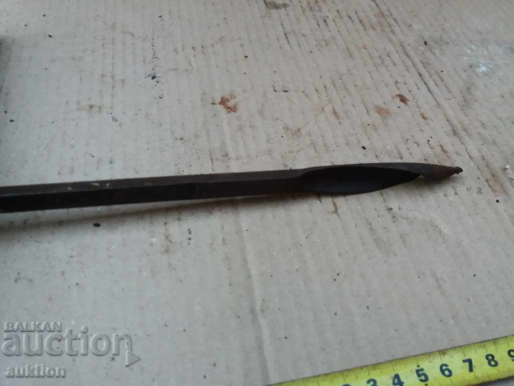 Delivery of interesting Revival forged drill, mitkap - crane Delivery of interesting Revival forged drill, mitkap - crane