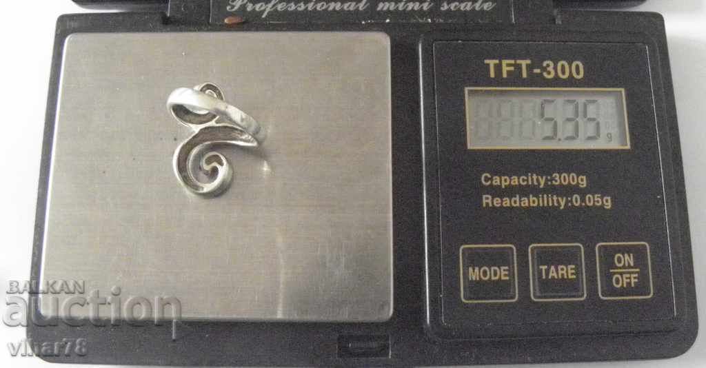 Ασημένιο δαχτυλίδι - 5