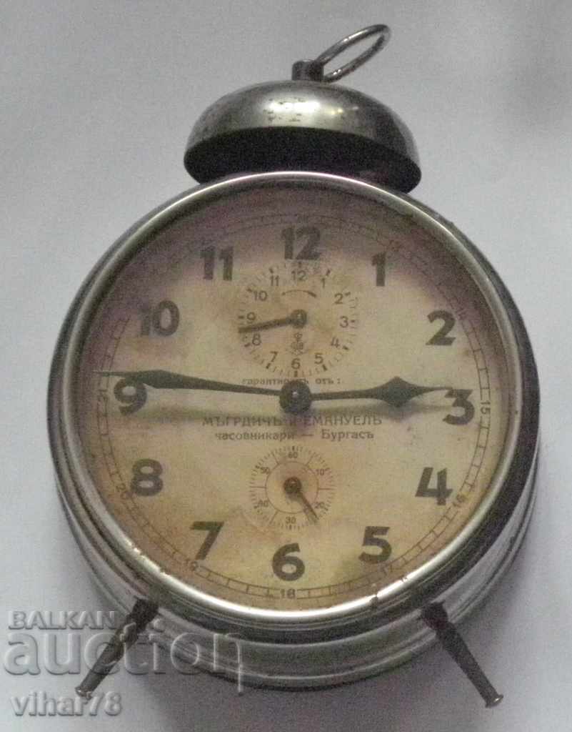 Auction Alarm clock Gustav Becker Auction Alarm clock Gustav Becker