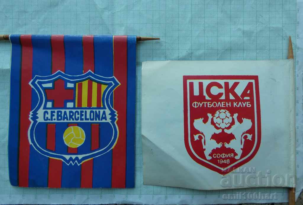 Flags with Hristo Stoichkov in CSKA and Barcelona - 7 Flags with Hristo Stoichkov in CSKA and Barcelona - 7