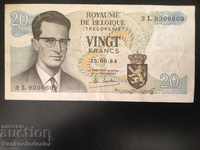 Belgium 20 Francs 1964 Pick 138 Ref 0609