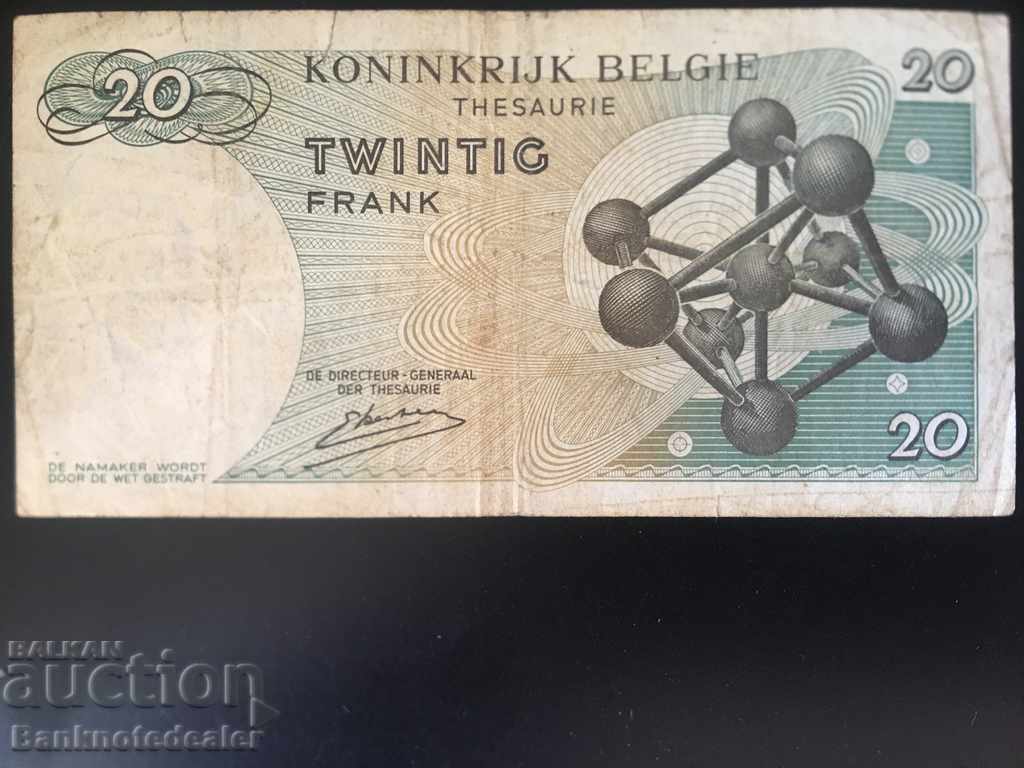 Belgium 20 Francs 1964 Pick 138 Ref 8108 with price 3.00 BGN | € 1.53 Belgium 20 Francs 1964 Pick 138 Ref 8108 with price 3.00 BGN | € 1.53