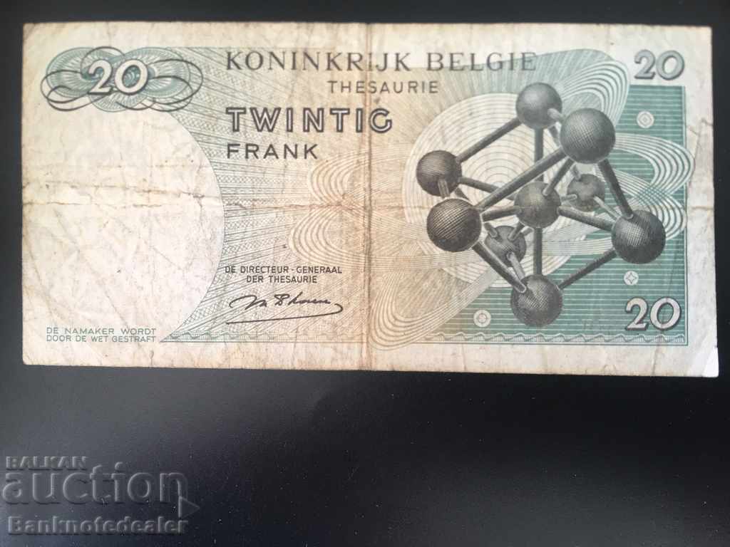 Belgium 20 Francs 1964 Pick 138 Ref 9253 with price 3.00 BGN | € 1.53 Belgium 20 Francs 1964 Pick 138 Ref 9253 with price 3.00 BGN | € 1.53