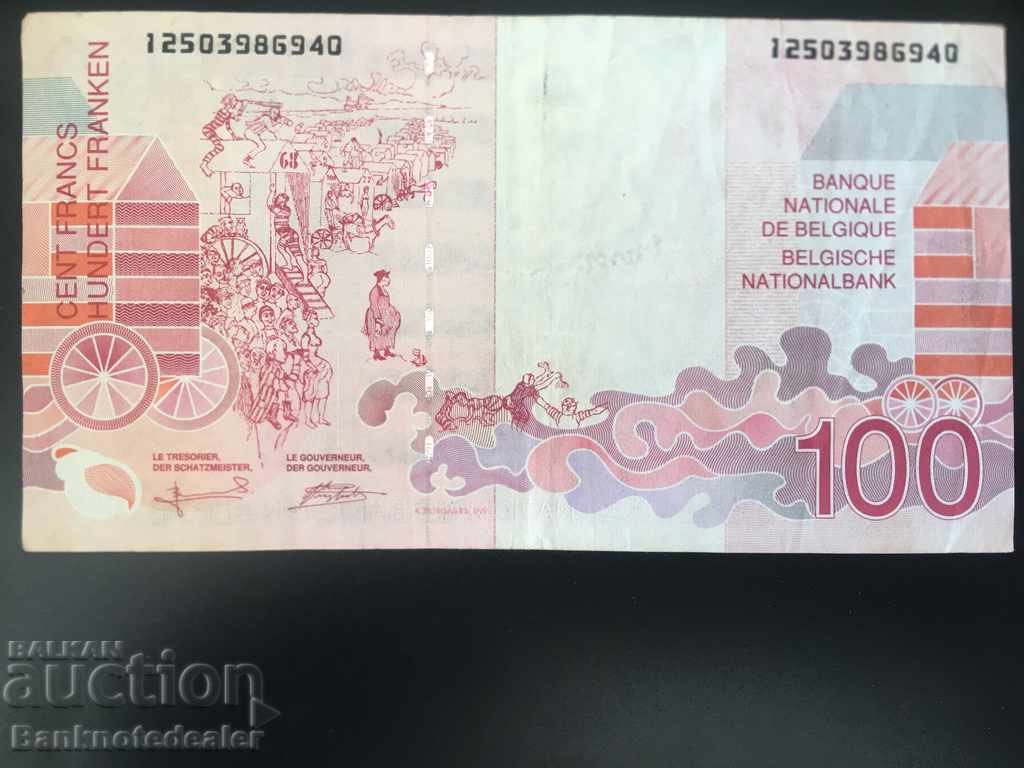Belgium 100 Francs 1995 Pick 147 Ref 6940 with price 8.00 BGN | € 4.09 Belgium 100 Francs 1995 Pick 147 Ref 6940 with price 8.00 BGN | € 4.09