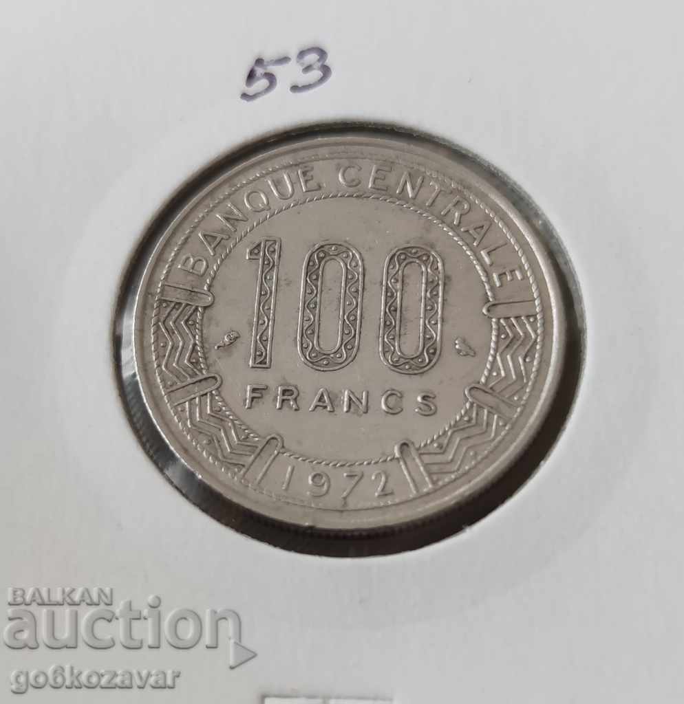 Camerun 100 de franci 1972
