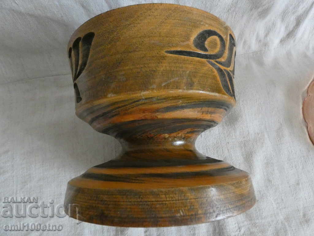 Massive Cup - Cup - Goblet - Pot of heavy wood - wood carving - 7