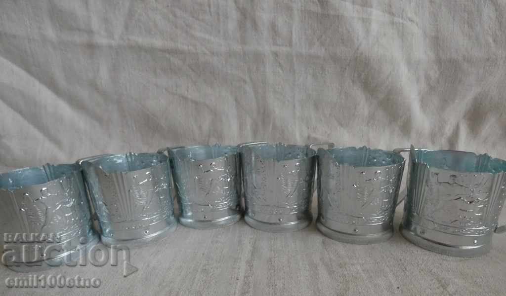 Подстакани 6 броя Уральские сказки СССР с цена 17.00 лв. | € 8.69 Подстакани 6 броя Уральские сказки СССР с цена 17.00 лв. | € 8.69