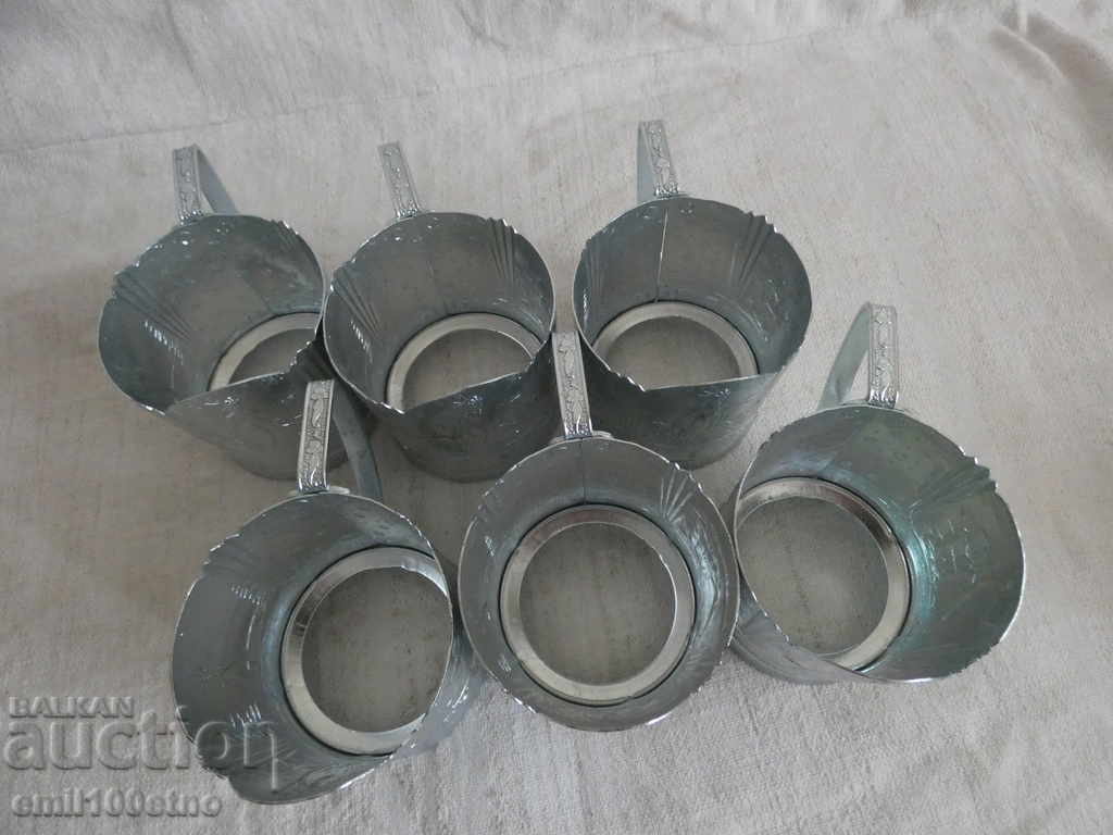 Подстакани 6 броя Уральские сказки СССР - 5 Подстакани 6 броя Уральские сказки СССР - 5