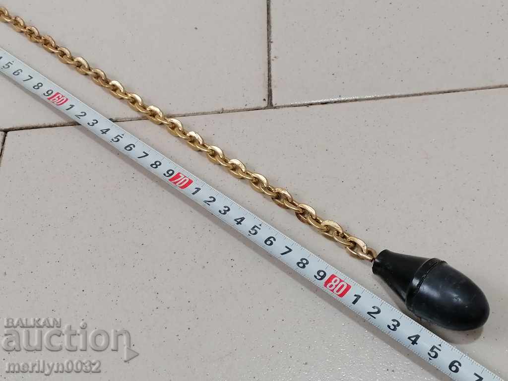 Παράδοση Αλυσίδα για καζανάκι τουαλέτας από χυτοσίδηρο Παράδοση Αλυσίδα για καζανάκι τουαλέτας από χυτοσίδηρο