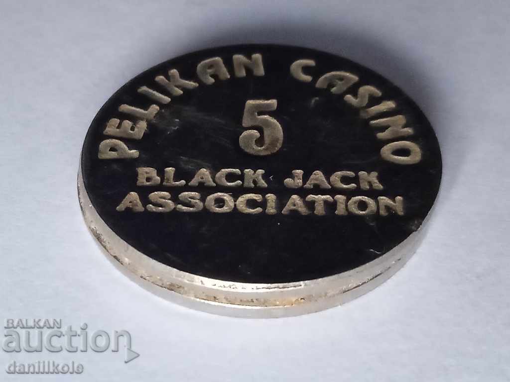 * $ * Y * $ * PELIKAN CASINO BLACK JACK ASSOCIATION TOKEN * $ * Y * $ * - 7 * $ * Y * $ * PELIKAN CASINO BLACK JACK ASSOCIATION TOKEN * $ * Y * $ * - 7
