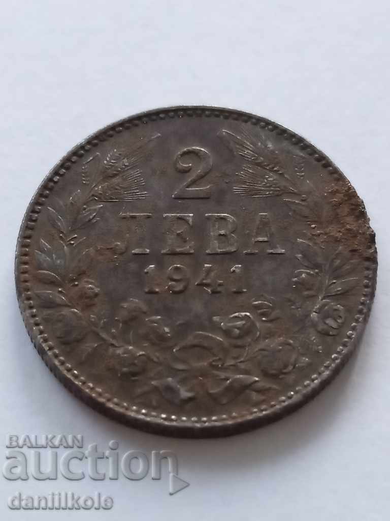 Auction  * $ * Y * $ * BULGARIA - 2 BGN 1941 - IRON * $ * Y * $ *