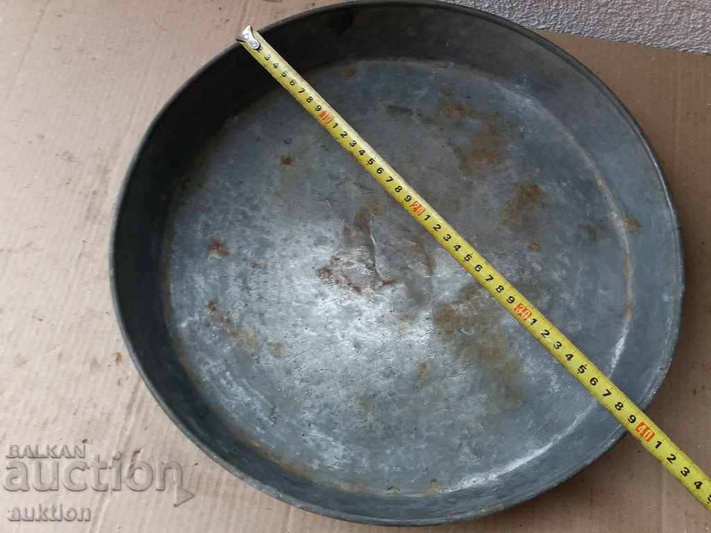 EXCELLENT REVIVAL FORGED COPPER TRAY, PANCAKE PAN - 5