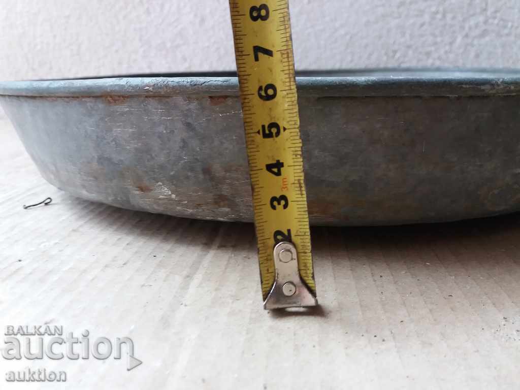 EXCELLENT REVIVAL FORGED COPPER TRAY, PANCAKE PAN - 6