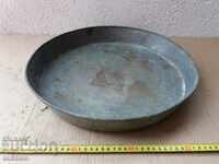 EXCELLENT REVIVAL FORGED COPPER TRAY, PANCAKE PAN