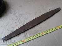 OLD SOLID SAW, TOOL MASSIVE HARDENED STEEL