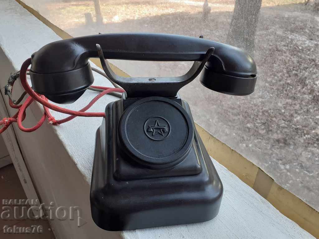 Σπάνιο σοβιετικό ρωσικό τηλέφωνο βακελίτη WEF - KGB